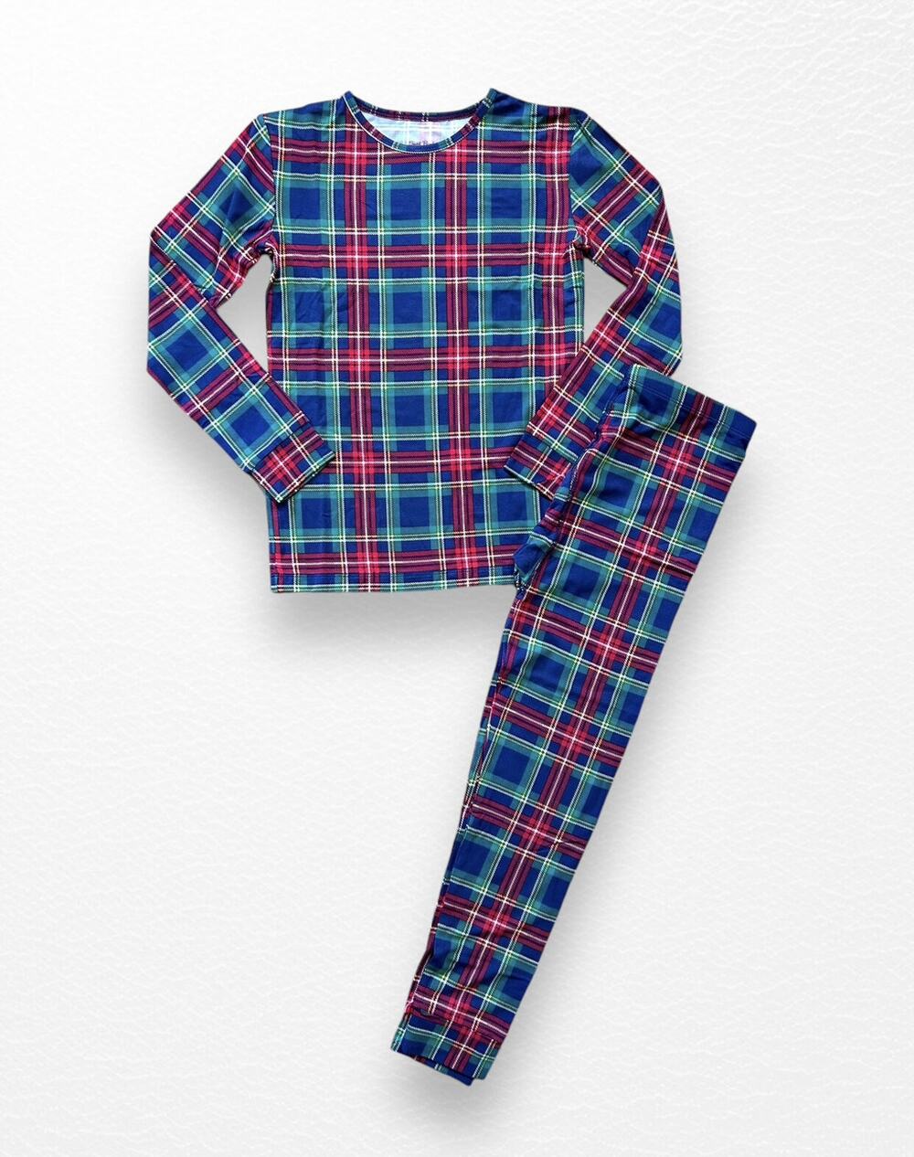 NWT Sweet Bamboo Plaid Pajamas, Size 8